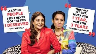 Shefali Shah & Tillotama Shome on facing discrimination, being judged on looks & Delhi Crime 2