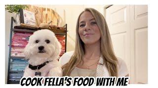 COOK FELLA’S FOOD WITH ME | HOMEMADE DOG FOOD