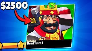 How I Unlocked the RAREST Skin in Brawl Stars!  ($2500 spent)