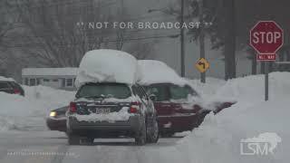 12-01-2024 Madison, OH/Erie, PA - Houses and Cars Buried in FEET of Snow - I90 Plows and accidents