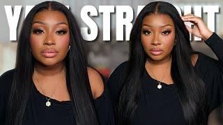 MUST HAVE!  Bye Bye Knots Yaki Straight Wig Install ft Klaiyi Hair