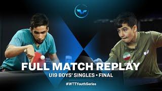 Amirmahdi KESHAVARZI (IRI) VS Benyamin FARAJI (IRI) | U19 BS F | WTT Youth Contender Batumi 2023