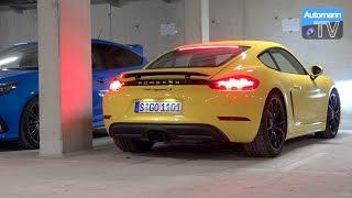 Porsche 718 Cayman S (350hp) - pure SOUND (60FPS)