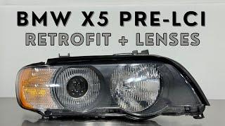 BMW X5 E53 Pre-LCI - Projector Retrofit + Lenses + Osram Bulbs