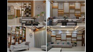 Modern & Unique Interior Designing of 4 BHK Flat by Design4Day #design4day #interiordesign #3dview
