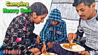 Rain Camping & Cooking With Family | Group Camping | Camping In India | @UnknownDreamer