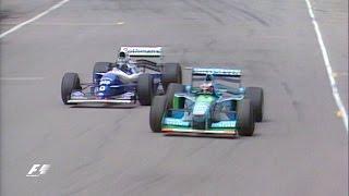 Schumacher And Hill Collide In Title Showdown | 1994 Australian Grand Prix