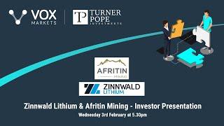 Zinnwald Lithium Investor Webinar and Q&A -  3rd Feb 2020