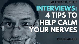 Nervous about an interview? 4 points to help calm you down. #phdlife #interviewtips #interview