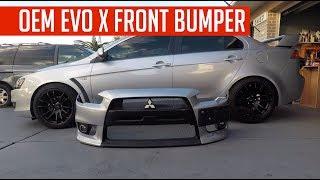 I BOUGHT A REAL EVO X FRONT BUMPER! WILL IT FIT?