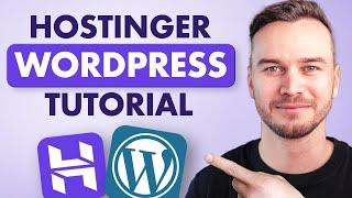 Hostinger Wordpress Tutorial 2024 - Step by Step
