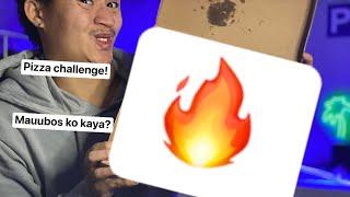 At dahil naka 100 subs na!Uubusin ko tong isang box ng pizza  (Kain pizza challenge)Salamat guys