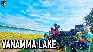 Moto Camping at Vanamma Lake with Honda NX500: Epic Drone Shots️‍