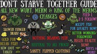 All NEW Wurt/Merm/King Of The Merms Changes - Don't Starve Together Guide