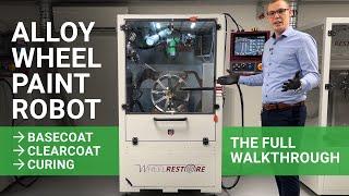 Alloy Wheel Painting Robot - The Full Walkthrough