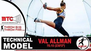 VAL ALLMAN 70.15 Discus Breakdown