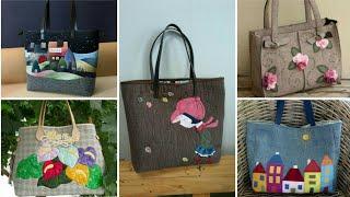 Designer and classy handmade handbags design by pop up fashion 