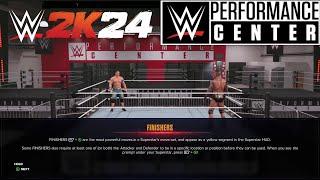 FINISHERS / WWE 2K24 Performance Center Walkthrough #11