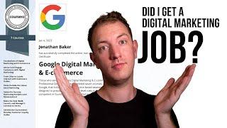 I TRIED TO GET A NEW JOB? | Google Digital Marketing & E-Commerce Professional Certificate Review