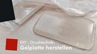 DIY – Drucktechnik: Gelli Plate herstellen (vegan)