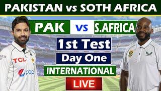 Pakistan vs South Africa,1st Test, DAY 1| PAK VS SA Live Match Today |Live Cricket Match Today