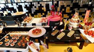 Dessert buffet from the king of strawberries “Amaou”! at Fauchon Hotel Kyoto, Japan