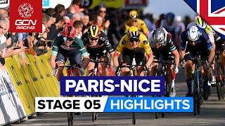 Battle For Sprint Supremacy Continues! | Paris-Nice 2023 Highlights - Stage 5