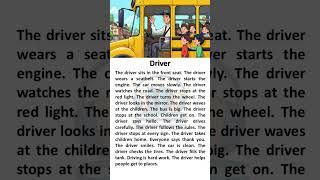Driver #shorts #english #englishmerl #englishreading #englishgrammar #education