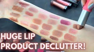 HUGE Lip Product Declutter