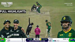 New Zealand vs South Africa, 2nd Semifinal |Full Highlights | NZ vs SA Match Highlights | SA Batting