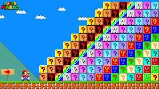 Can Mario Collect 999 Custom item Blocks in Super Mario Bros.?