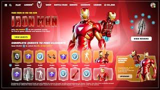 FREE SKINS for EVERYONE! (Fortnite Iron Man Event Pass)