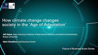 How climate change changes society in the ‘Age of Adaptation’