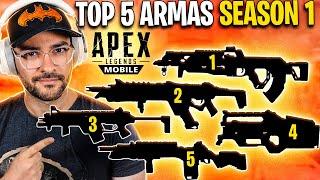 MELHORES ARMAS da SEASON 1 do Apex Legends Mobile