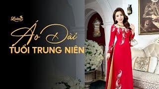 Mẫu áo dài bà sui | Đặt hàng liên hệ: 0383474499 #áodàicưới #aodaicachtan  #áodàitrungniên #aodai