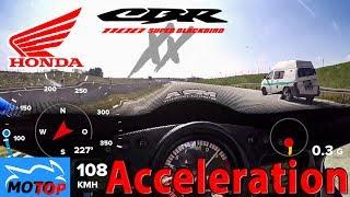 Honda CBR1100XX - ACCELERATION - GPS