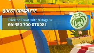 Trick or Treat with Villagers - LEGO FORTNITE