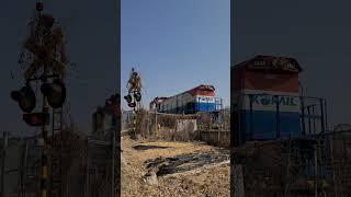 Korea Train Railroad Crossing