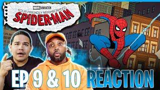 COMIC CREATORS React to NEW Friendly Neighborhood SPIDER-MAN || Ep 9&10 || Marvel Animated Series