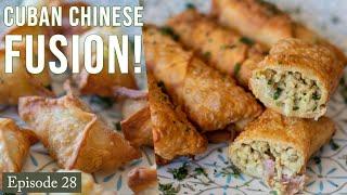 Cuban Wontons and Egg Rolls