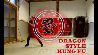 龍形 Dragon Style Kung Fu (Lung Ying) - Advanced form 五馬歸槽 5 horses return to the trough