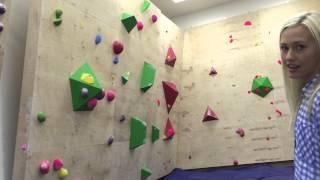 Sierra Blair-Coyle Home Climbing Gym Tour