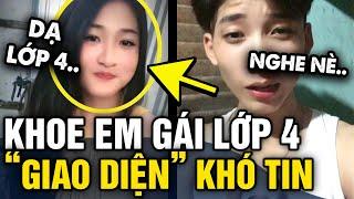 Khoe em gái HỌC LỚP 4, thanh niên khiến dân tình 'NỬA TIN NỬA NGỜ' vì giao diện HƠI LẠ | Tin 3 Phút