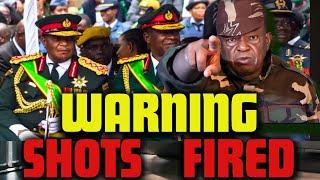#live Military FIRES WARNING SHOTS at Brigadier General: Mnangagwa’s LINK to Valerio Sibanda a LIE!