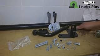 Установка фаркопа Leader H203-A. HYUNDAI SONATA V(EF) 2001-2005,ТАГАЗ SONATA V(EF) (седан) 2004-...