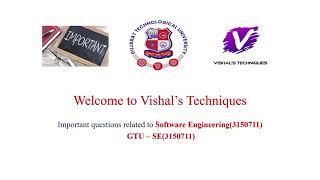 Software Engineering 3150711 | GTU | SE Important Question | GTU IMP Question | Question Bank of SE