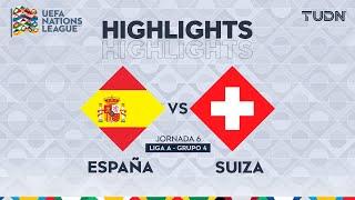 HIGHLIGHTS - España vs Suiza | UEFA Nations League 2024 | TUDN