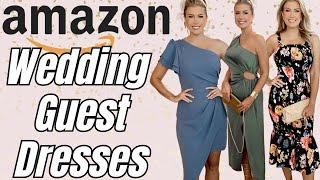 The PRETTIEST Wedding Guest Dresses On Amazon |  Super Flattering & Affordable!