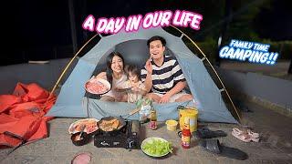 YUKA-CHAN 24 JAM CAMPING DI DEPAN RUMAH | a day in our life