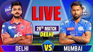 Mumbai vs Delhi, IPL 2025 29th Match Live | Live Cricket Match Today | MI vs DC | Live Match